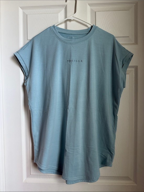 YoungLA Tops - YoungLA Light Blue Women's Crewneck Tee